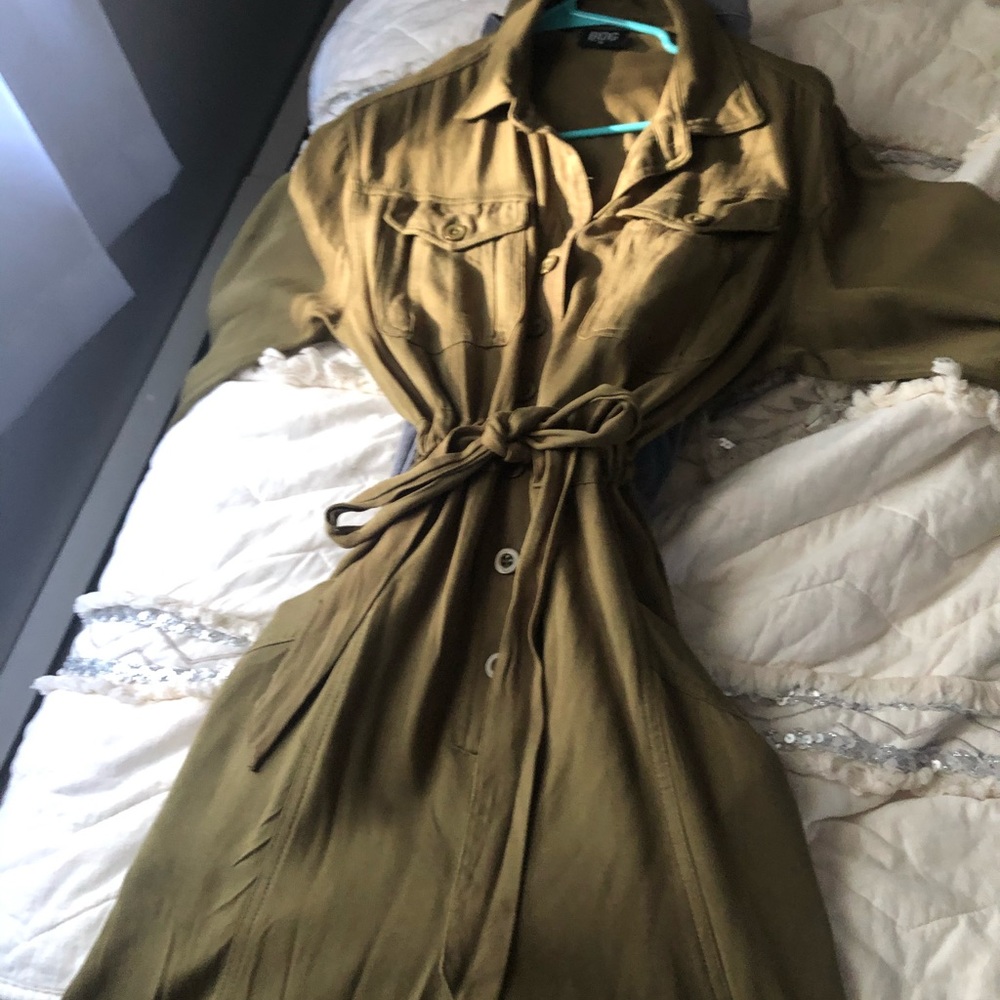 Long sleeve. Jumpsuit military green